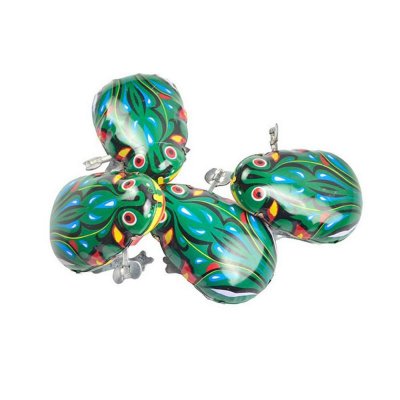 Children Vintage Clockwork Jumping Frog Metal Wing up Metal Toys as Gifts FGS mini Back Jumping Frog Funny Kids Toys